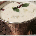 Winter melon / Ash gourd yoghurt curry (Kumbalanga Pachadi)