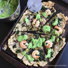 Shrimp and Spinach Pizza (Paleo, AIP)