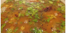 Tomato and Lentil soup (Rasam)
