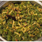 Green Beans with coconut (Beans thoran)