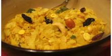 Flattened Rice savory snack (Poha Chivda)