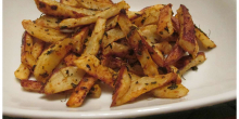 Baked Spicy Potato Fries 3 ways! : Spicy Masala, Chipotle Chili and Harissa Fries