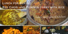 Adzuki Beans and Pumpkin coconut curry (Matanga Erisheri)