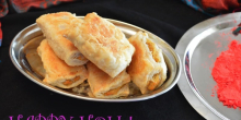 Happy Holi! : Puran Puffs (Sweet Lentil stuffed Puff Pastry)