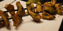 Moroccan Style Grilled Fish with Chermoula  (Fish Brochettes)