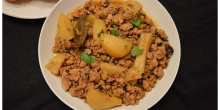 Chicken Kheema Curry with Potatoes (Paleo, AIP)