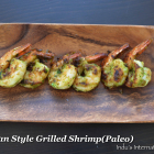 Caribbean Style Grilled Shrimp (Paleo, AIP)