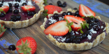 'No Bake' Blueberry Mini Pies (Paleo,AIP)