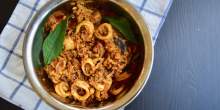 Squid Stir fry with coconut || Koonthal thoran (Gluten Free, Paleo, Whole30)
