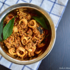 Squid Stir fry with coconut || Koonthal thoran (Gluten Free, Paleo, Whole30)