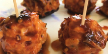 Sweet and Spicy Chicken Meatballs (Gluten Free, Paleo)