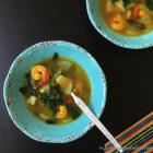 Shrimp and vegetable soup (Paleo, AIP)