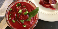 Cranberry and Cherry Sauce || Cranberry and Cherry Chutney (Paleo, Vegan, AIP)