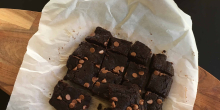 Chocolate Pumpkin Brownies || Coconut flour Brownies (Paleo)
