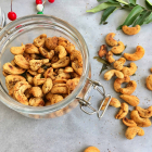 Spiced Cashew Nuts || Masala Cashew Nuts || Homemade Holiday Gifts (Paleo, Whole30, Vegan)