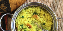 Shahi Cauliflower Pilaf 'Rice' (Paleo, Vegan, AIP)