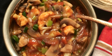 Asian Style Cauliflower and Mushroom Stew (Paleo, AIP, Vegan)