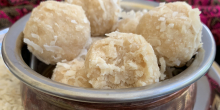 Coconut Ladoos || Coconut Snow Balls (Paleo, AIP, Keto)