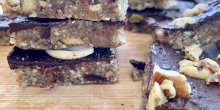 Healthy Snack Bars (Paleo, Vegan) || Chocolate Nut Bars
