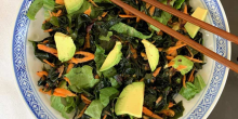 Seaweed, Carrot and Avocado Salad (Paleo, AIP, Whole30, Vegan)