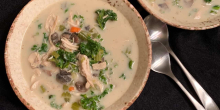 Instant Pot Creamy Chicken and Vegetable Soup (Paleo, AIP, Whole30)