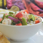 Shrimp Ceviche Salad with Strawberries (Paleo, AIP, Whole30, Keto)