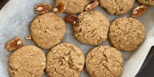 Maple Pecan Cookies (Grain free, Dairy Free)