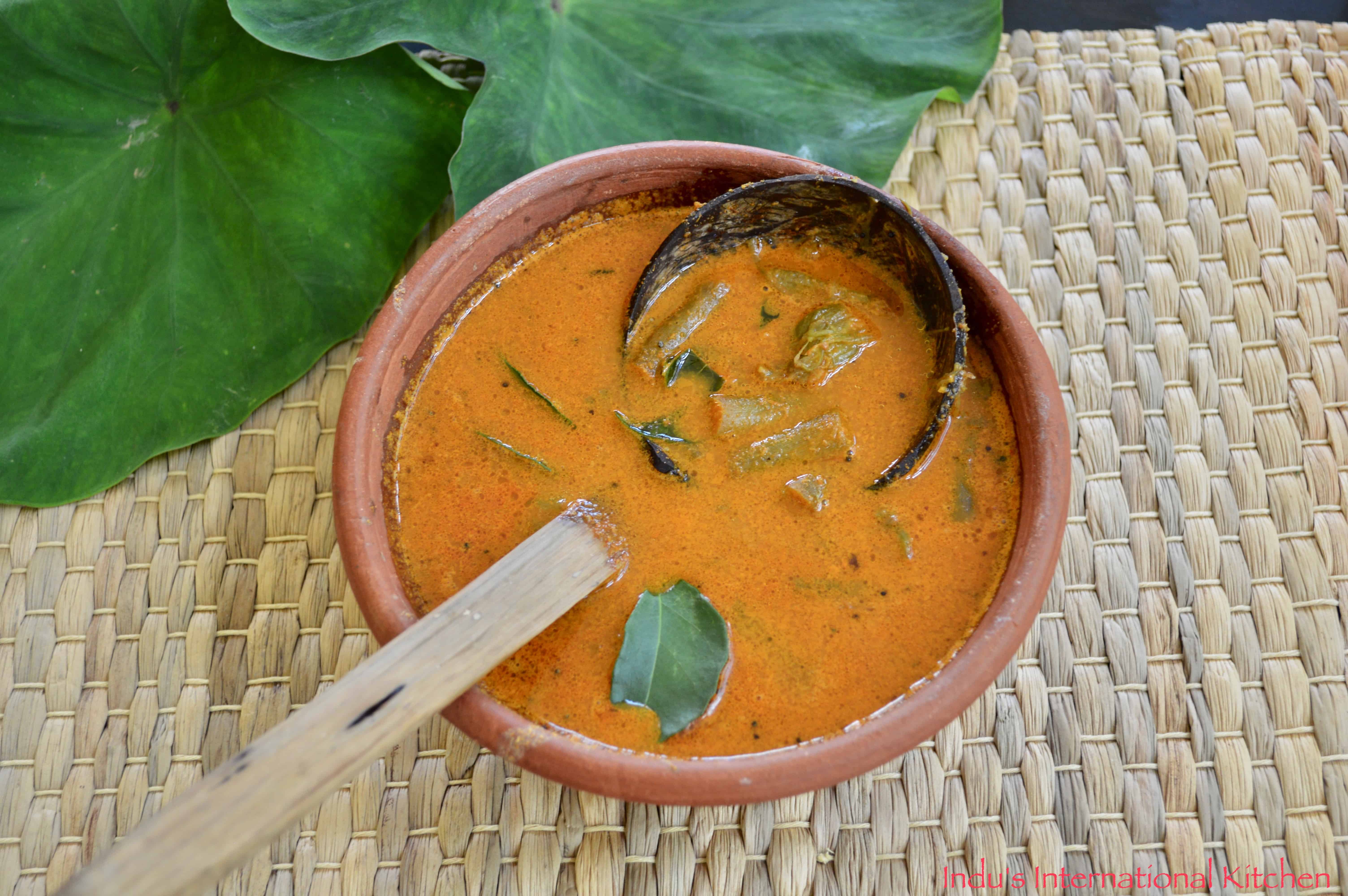 colocasia stem curry kerala style