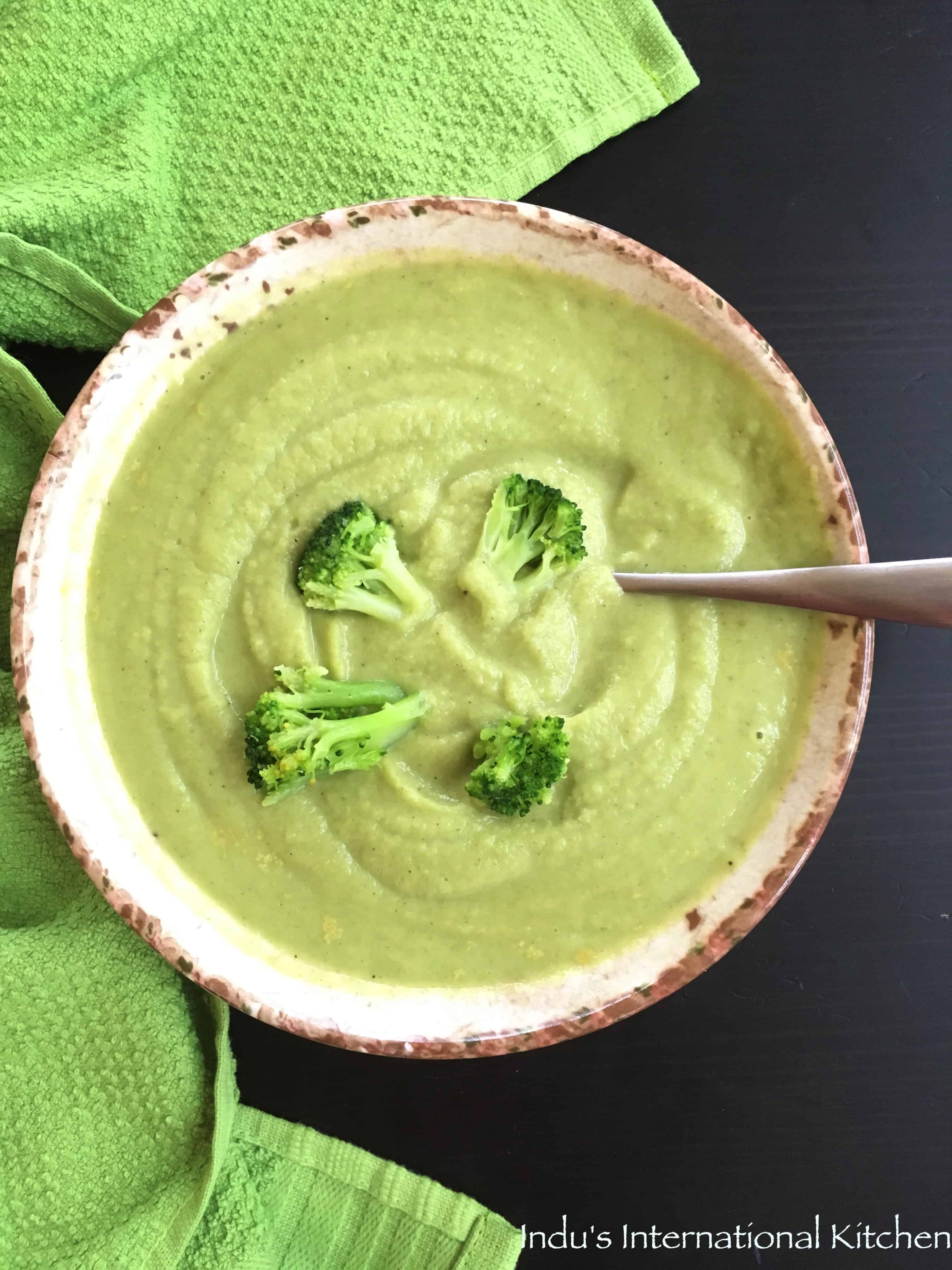 Broccoli Cheddar Soup - paleo