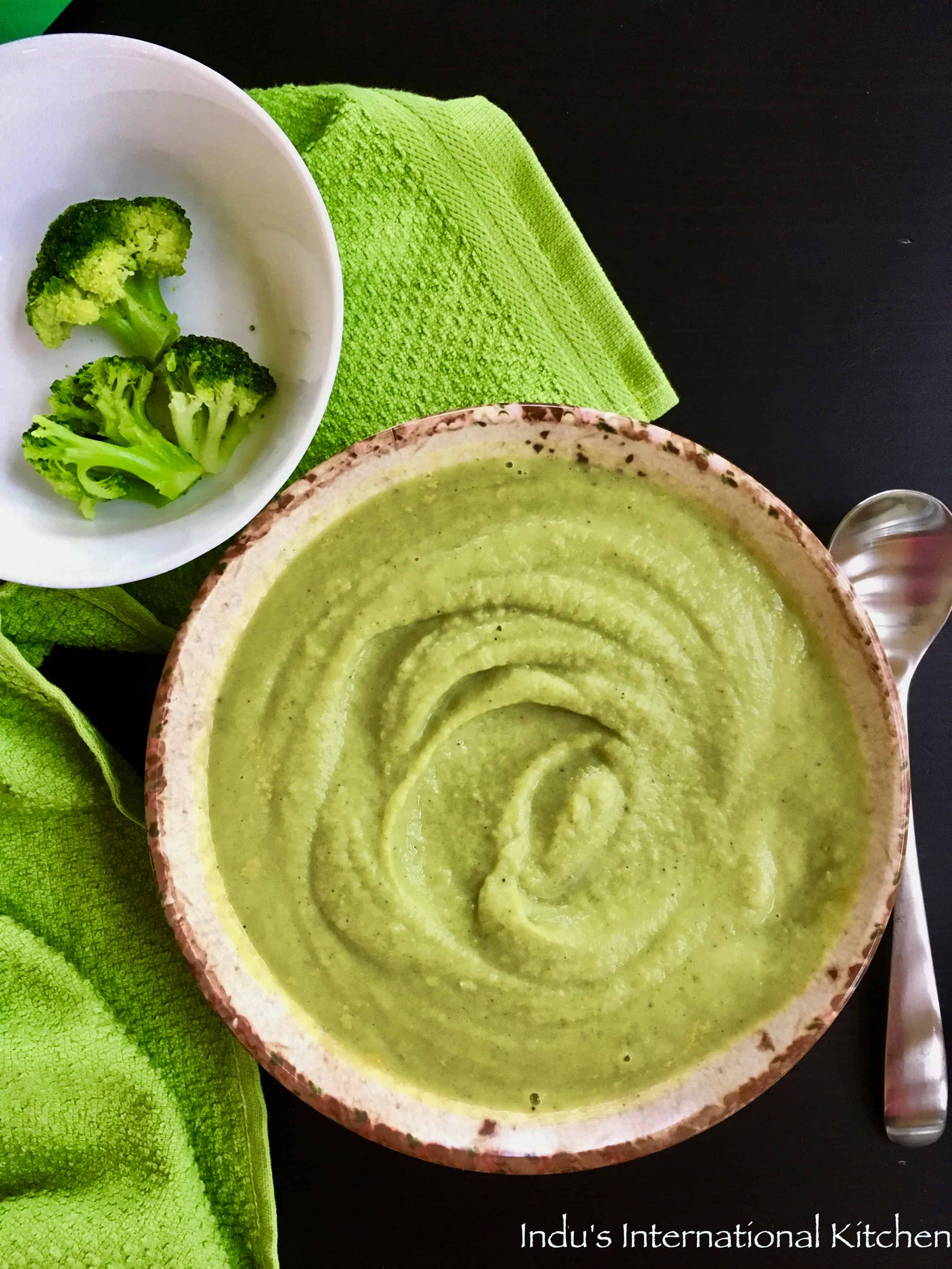 AIP Broccoli Cheddar soup