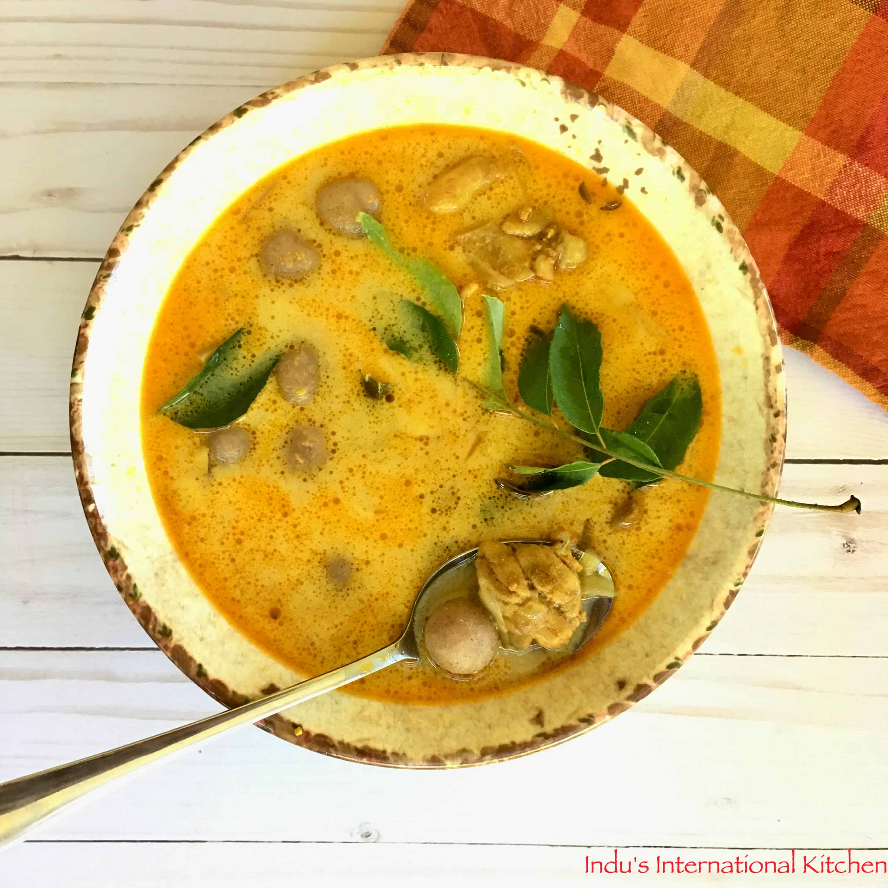 Chicken curry and dumpling soup (paleo, AIP)