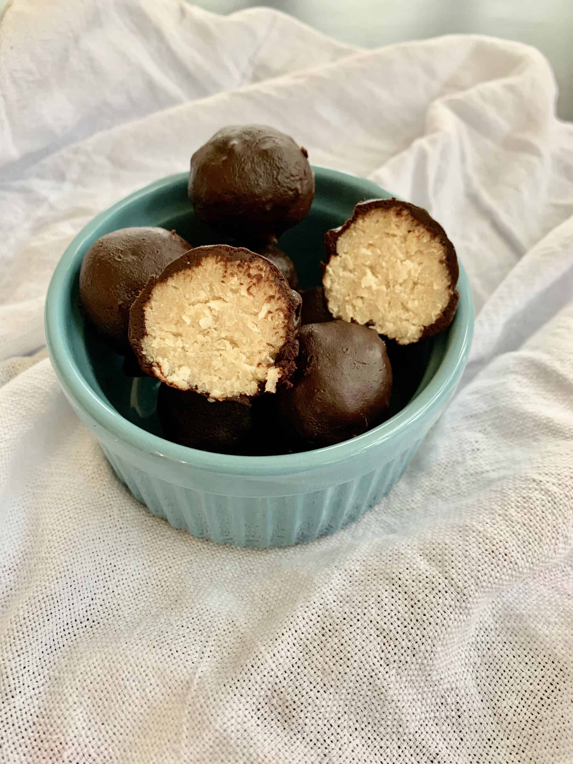 Paleo Chocolate Coconut Truffles (Paleo, AIP, Keto)