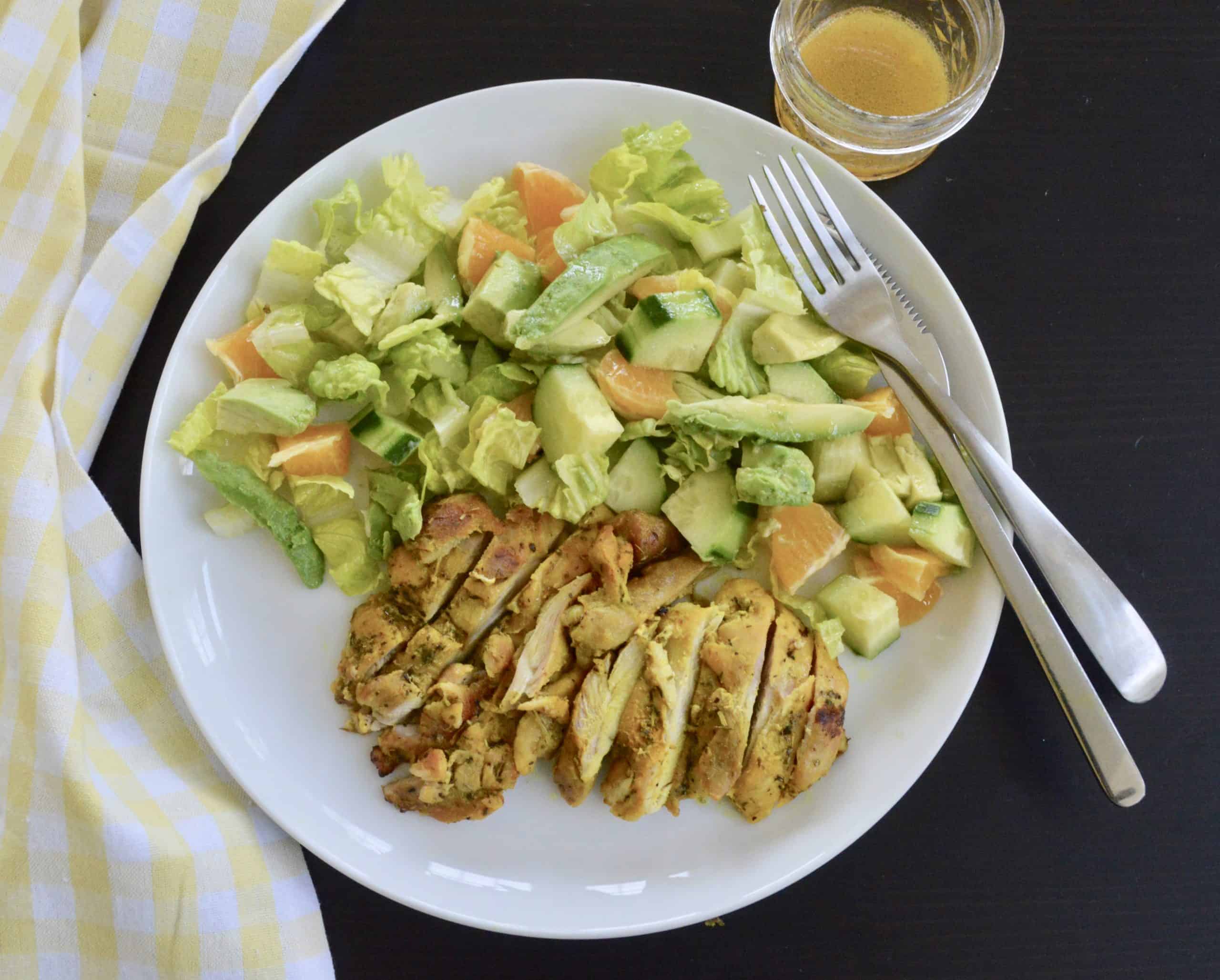 Turmeric Chicken Salad with a Turmeric Citrus dressing (Paleo, AIP ...