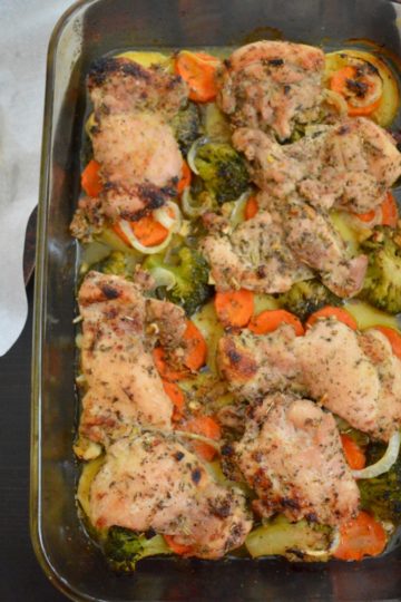 Italian Chicken and Vegetable Bake (AIP, Paleo, Whole30, Keto)