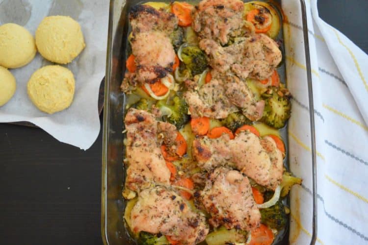 Italian Chicken and Vegetable Bake (AIP, Paleo, Whole30, Keto)