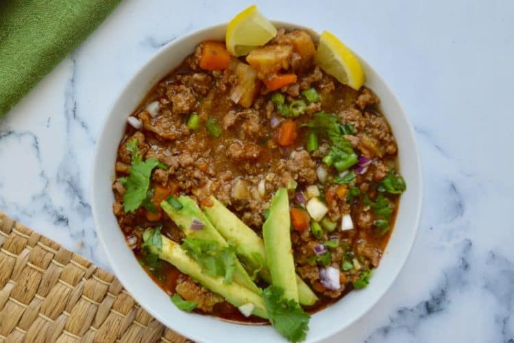 Instant pot Beef chili (Paleo, AIP, Whole30)