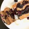 AIP Pound Cake with a blackberry sauce