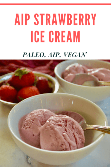 Strawberry Ice Cream (Paleo, AIP, Vegan) - Cook2Nourish