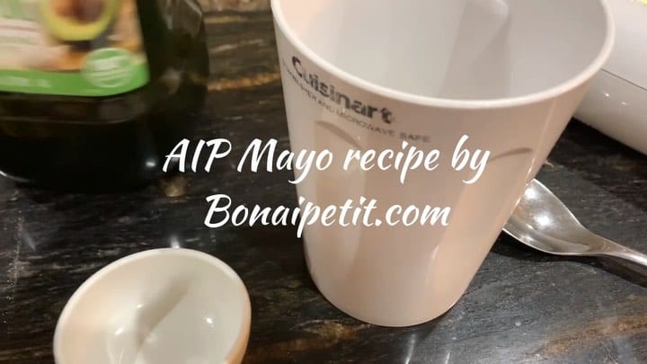 Easy and delicious AIP Mayo recipe! This recipe is from @bonaippetit and I have shared this with so many of my clients so wanted to share it here too! Go to bonaipetit.com for the full recipe! But you can see it comes together pretty easily! #eggfreemayo #eggfreerecipes #dairyfree #aiprecipes #aipmayo #aipdiet #nutfree #allergenfree