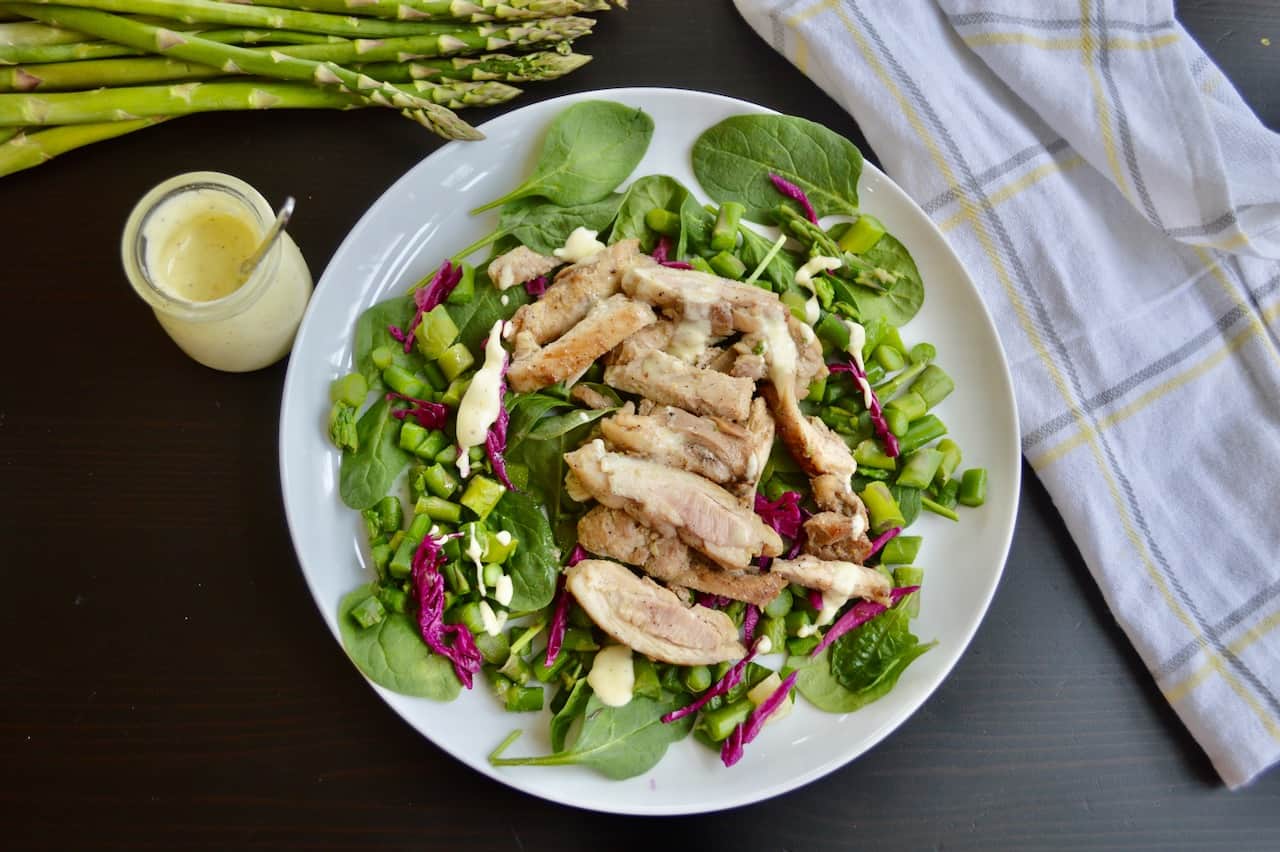 AIP Chicken and Asparagus Salad