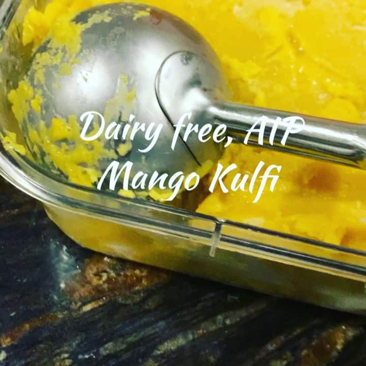 Mangoes are in season and I cannot have enough of them! I like to make a batch of this Mango Kulfi and enjoy it throughout the summer! It is dairy free and AIP! Grab the recipe from my website - Click Link in bio! #mangoicecream #mangokulfi #cook2nourish #mangoseason #aiprecipes #autoimmunedisease #autoimmuneprotocol #aipdiet #rheumatoidarthritis #dairyfree #nutfree #eggfree
