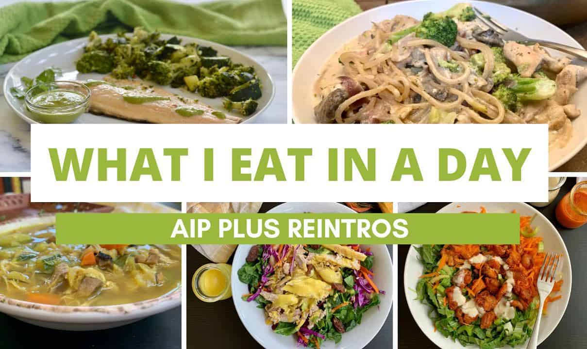I am back with my videos guys! Just posted this video showing what I eat in a day now. My current meals include some reintros that I have been able to add over the years.  I wanted to post this video since some of you had asked if I am still 100% AIP.  AIP is an elimination diet and is not meant to be done for ever. Non AIP food reintros are encouraged when you begin to feel better and see improvements in your physical symptoms. However the reintroduction process needs to be done slowly and carefully. You can get more info regarding how to do AIP reintroductions on the Autoimmune wellness website as well as The Paleo Mom website.  Click link in bio to get to my video! #aipdiet #aipreintros #rheumatoidarthritis #whattoeatonaip #aipmeals #autoimmuneprotocol #autoimmunedisease #antiinflammatorydiet #cook2nourish