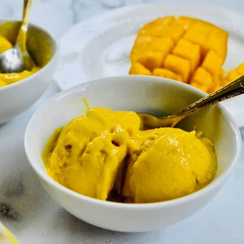 Mango Ice cream
Delicious and creamy mango ice cream that can be made without an ice cream maker! Dairy free and refined sugar free!

https://cook2nourish.com/2020/05/mango-kulfi-mango-ice-cream-paleo-aip-vegan.html

#autoimmunedisease #aip #autoimmuneprotocol #cook2nourish #dairyfree #aiprecipes #aipdiet #rheumatoidarthritis 
#glutenfree #nutfree #immunebooster #AIPfollow #autoimmuneawareness #dietistanutricionista #fitlife